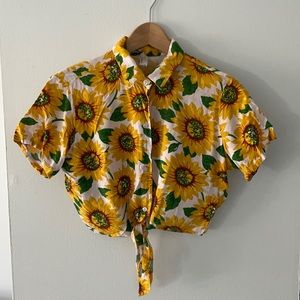 Sunflower Croptop